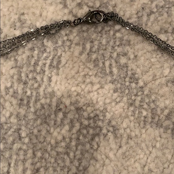 Blinged Out Oval Necklace - Picture 3 of 5